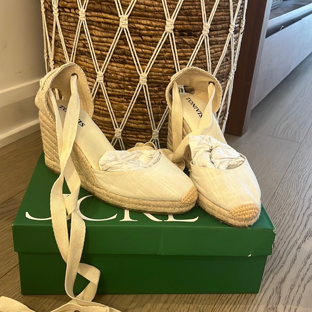 J Crew sandal wedges - BRAND NEW with box!